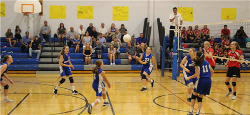 Volleyball game 
